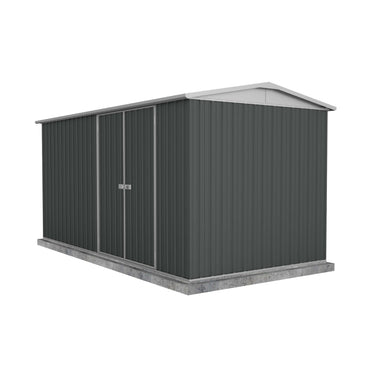Absco 4.48mW x 2.26mD x 2.00mH Double Door Workshop Shed - Monument - Shed City